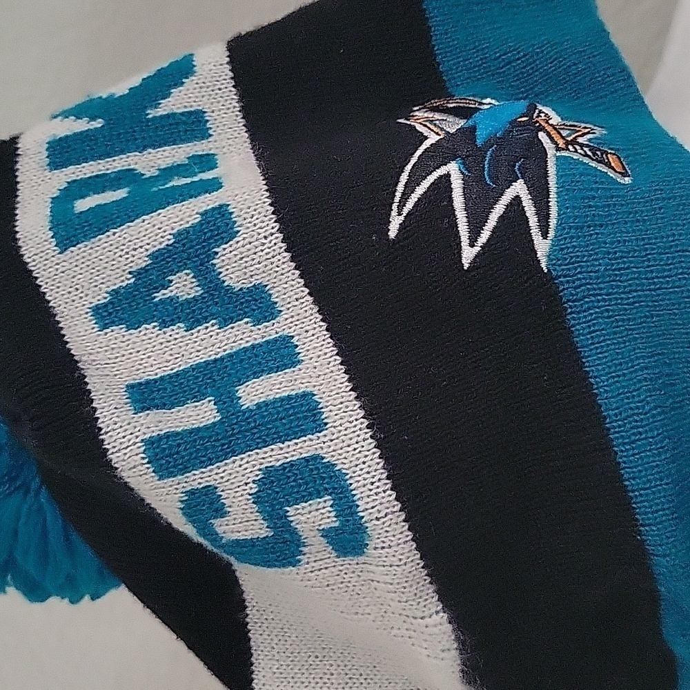 San jose sharks hockey beanie one size fits most - Picture 2 of 8